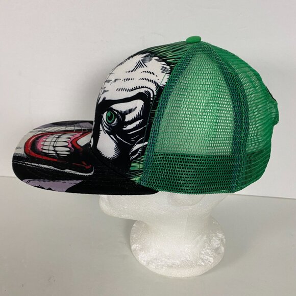 The Joker DC Comics Snapback Hat Green All Over Print - Picture 3 of 9